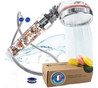 Aecodune Pomo de Ducha XL Vitamina C Premium con Filtro de Agua y Manguera 1.5M - VUELVE A SER SUBLIME - Ducha Anti Cal, Elimina 99% Cloro y más - Belleza y Pureza - Filtro Eco con Aromas