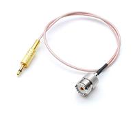 AEcreative PL-259 - Adaptador coaxial de Antena para Receptor de Radio RG-316 (Conector RG-58 de 3,5 mm, para Grundig Tecsun Sangean Eton Shortwave)