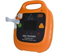 AED Trainer XFT-120C+ Kit de entrenamiento de primeros auxilios Desfibrilador Máquina de enseñanza de RCP unidad de primeros auxilios comandos de voz Inglés Francés Español Alemán Holandés Danés