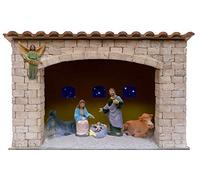 Aedes Referencia 1902 Belen con Figuras construccion de ladrillo Navidad establo