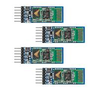AEDIKO 4 unids HC-05 inalámbrico Bluetooth RF transceptor maestro esclavo módulo Bluetooth integrado 6 pines puerto serie inalámbrico módulo BT para Arduino