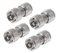 AEDIKO 4 unids UHF conector UHF macho a UHF macho PL-259 PL259 conector RF coaxial adaptador