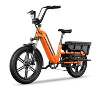 Aeexyz HovCart HovCart - Bicicleta eléctrica con sensor de torsión (20") | Marco de aluminio, batería de 48 V/15 Ah, 250 W, cambio Shimano de 7 velocidades y frenos de disco hidráulicos