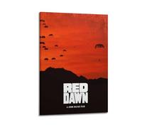 AEFEUGBE Póster decorativo de película Red Dawn, lienzo para pared e impresión artística moderna para decoración de dormitorio familiar, 12 x 18 pulgadas (30 x 45 cm)
