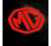 AEFMBCZ Luces LED Bienvenida Coche para MG HS,Proyector Luz Puerta Logo Proyección Decorativas Accesorios,6