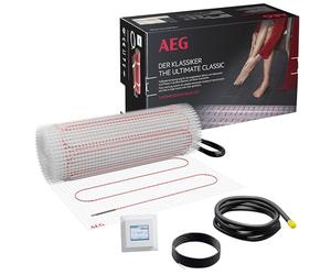 AEG 205802 Calefacción eléctrica por Suelo Radiante térmico Conjunto básico, Blanco, 2,5 m²