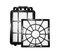 AEG AEF155 AEF155-Juego microfiltro, 1 Escape, Intercambio de Filtro, Rendimiento de filtración óptimo, Potencia de succión Mejorada, Aire Limpio, Negro, Plástico
