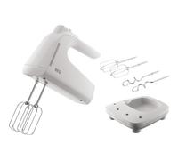 AEG AHM4W Batidora de Varillas 500 W, 5 Velocidades, Turbo, Blanca | Batidora de varillas 500 W · 5 velocidades y Turbo · 2 varillas y 2 ganchos inox · estación de accesorios · apta lavavajillas