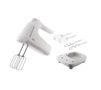 Aeg AHM4W - Batidora de Varillas 500W 5 Velocidades con Estación de Carga Botón Turbo Blanca