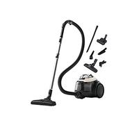 AEG AL61H4SW Aspiradora de Trineo Sin Bolsa, 700W de Potencia, Filtro Lavable HEPA H13, Depósito 1,6L, Fácil Vaciado, Radio acción 12 m, 74dB de Ruido, Cepillo Muebles, Blanco