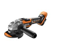 AEG - Amoladora 18V Brushless 125 mm (Sin Batería) - Motor de Alto Rendimiento - Ajuste del Cárter de Aluminio Sin Herramientas - Gran Confort y Seguridad de Trabajo - BEWS18-125BL-0