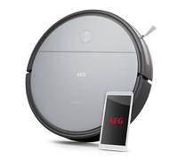 AEG AR61UD1UG Robot Aspirador con Base de Carga, Giroscopio, Serie 6000, Autonomía 120 min, App iOS/Android, Control por Voz, Cepillo Motorizado, Bateria Lítio 14,4V, Deposito Polvo 0,4L