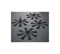 AEG ARSB2, Pack De 4 Cepillos Laterales PowerBrush, Compatible con Robot Aspirador RX9, Intercambio Magnético, Protección De Suelos Delicados