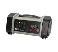AEG Automotive 97024 - Cargador de batería con microprocesador LT 10 amperios para 12/24 V, 9 Niveles, Power Supply, compensación automática de la Temperatura