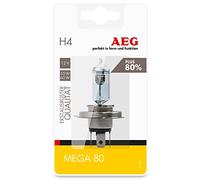 AEG Automotive 97287 Lámpara Mega 80 Plus 80% H4, P43t, 60/55W, 1 pieza