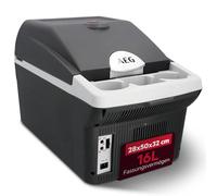 AEG Automotive Board-Bar BK 16 enfriador y calentador termoeléctrico 16 litros, 12 voltios para coche y enchufe, se puede conectar al coche