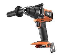 AEG BRUSHLESS - Taladro atornillador de percusión (18 V, 141 Nm, mandril de metal de 13 mm, mango adicional, anti-kickback, sin bate, ni cargador, de cartón