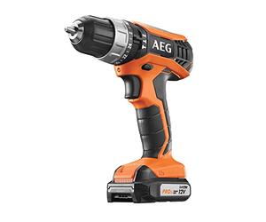 AEG BSB1 2g3li bldd-202 C - Atornillador, 12 V, con 2 baterías 2,0 Ah y cargador, 2 velocidades Engranaje, con maletín de BSB1 2g3li bldd-202 C