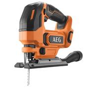AEG BST18X2-0 - Sierra de calar de 18 V, 0 a 3000 cps/min, capacidad de 100 mm en madera (sin bat ni cargador)