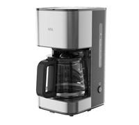 AEG Cafetera Automática de Goteo Deli 3 - Modelo CM3-1-3ST - Jarra de Vidrio - 12 Tazas - 11000 W de Potencia - Sistema Antigoteo - Apagado Automático - Filtro Extraíble - Acabado Metalizado