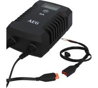 AEG Cargador de batería de Coche para Coche Camiones Moto | Potección contra cortocircuito 10617