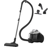 AEG Clean 6000 Aspirador sin Bolsa, Blanco, Filtro HEPA, para Todo Tipo de Suelo, con Cable, 230 voltios, Boquilla de Suelo para Todo Piso y Boquilla multifunción 3 en 1, 7,03 kg, 1,6 litros
