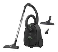 AEG CLEAN 6000 ECO Bagged Cylinder Vacuum Cleaner AB61C2ECO, Cleaning Made Easy, HEPA Filtration, Cleaner Output Air, Multiple Surfaces, Hard Floors & Carpets, Dust Magnet Silent Nozzle, (dB)73, 3,5L
