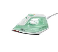 AEG DB 1720 - Plancha de vapor, 2200 W, 90 g de golpe de vapor, 0-30 g de vapor/min, indicador de calor residual, suela de acero inoxidable, deslizante, depósito de agua de 250 ml, cable de 2 m,