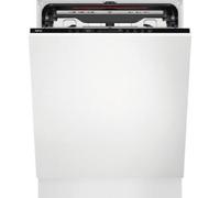 AEG FHK74707P Lavavajillas Empotrable | Clase energética C | 60cm, 15 cubiertos, Tercer cesto + bisagras de 15 kg, Negro