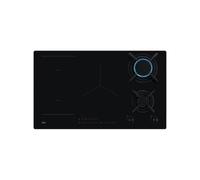 AEG HDB95623NB Placa combinada de inducción y gas Empotrable | 2 Fuegos a gas, 3 Fuegos inducción, Función Bridge, Ancho 90 cm, color Negro