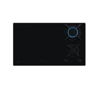 AEG HF704193NB Placa combinada de inducción y gas Empotrable | 90cm, Inducción+Gas+Bridge, 5/Zonas, Negro