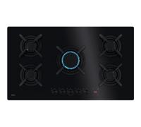 AEG HKB95453NB Serie 8000 Flamelight Placa de Gas 5 Zonas 90cm Negra