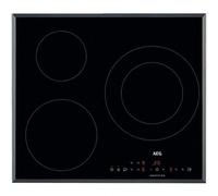 AEG IKB6330SFB hobs Negro, Acero inoxidable Integrado 60 cm Con placa de inducción 3 zona(s)