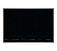 AEG IKK86683FB Placa de inducción Empotrable | Clase energética N/A | 80cm, Total Flex, 6/Zonas, Negro