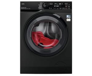 AEG LWR7316V6O Lavasecadora de Carga Frontal, Lava 10 Kg Seca 6 Kg, Libre Instalación, 1600 rpm, Conectividad WiFi, Cajón universal PODs, Programa NonStop, Panel LCD, Negra, Clase D