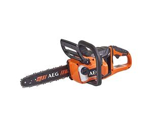 AEG - Motosierra de Carpintería 18V PRO18V Brushless (Sin Batería) - Excelente Autonomía - Freno Mecánico de Cadena - Gran Confort de Trabajo con Mango Antivibración - ACS18B30-0