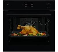 AEG NBR7P731SB Horno Empotrable | Clase energética A++ | 60cm, Pirolítico/SteamCrisp®, Sonda térmica, Negro