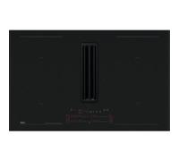 AEG NCP84C01AZ Placa de inducción con campana extractora integrada Empotrable | Clase energética 83cm, Doble Bridge, Modelo Filtrante, Negro