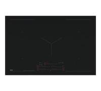 AEG NIK85M30AZ Placa de inducción Empotrable | Clase energética N/A | 80cm, Sense Boil&Fry + Doble Bridge, 5/Zonas, Negro