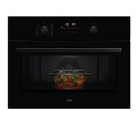 AEG NKO5N40K Horno microondas Empotrable | Clase energética N/A | 45cm, CombiAir, No, Negra