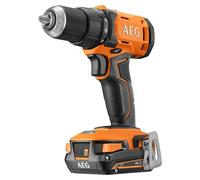 AEG - Taladro atornillador de 18 V, 2 baterías de 2,0 Ah, cargador, caja