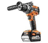 AEG Pro 18V Taladro atornillador percutor de batería BSB18 C2 BL (18 V, 1 batería, 4 Ah, 65 Nm) + Garantía BAUHAUS 5 años para equipos eléctricos y...