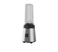 AEG SB3-1-2ST - Batidora de Vaso - 300W, 2 velocidades, Vaso Portátil de 0,92 litros, Cuchilla de 4 Hojas, Apta Lavavajillas, Inox