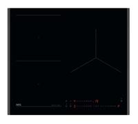 Aeg TO63IQ00FB - Placa de Inducción con zona Flex Serie 6000 60 Cm 3 Zonas Hob2Hood Negra