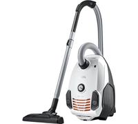 AEG VX6-2-IW-5 - Aspiradora con Bolsa (Ruedas giratorias 360°, Incluye boquillas adicionales y Bolsa, para Suelos Duros y moquetas, 800 W, Radio de acción de 9 m, Mango ergonómico), Color Blanco