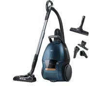 AEG VX9-4-8IBX Aspiradora de Trineo con Bolsa, 650W de Potencia, Ruedas XL, Tirador CleanLift, tecnología AirExtreme, Azul