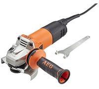 AEG WS10-125S - Amoladora de 1000W - 125 mm, relé de baja tensión | Line Lock Out contra reinicios involuntarios, cambio de disco con llave, ergonomía cuidada, desbarbado del metal