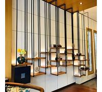 AEGCAOJH Estante de Techo, Estante de Almacenamiento de Hierro metálico con Tablero de Madera Maciza, estanterías flotantes para Plantas/Flores, Soporte de exhibición de Pared para Oficina,