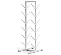 AEGCAOJH Estante Organizador Independiente para colchonetas de Yoga de 5, 6 y 7 Capas, para Estudios, Jardines de Infancia y Clubes, Estante de Almacenamiento de Acero de Doble Cara para co