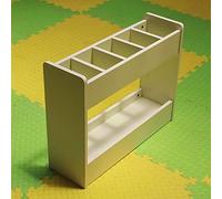 AEGCAOJH Estante para esterillas de Yoga, 5 Cajas de Madera, para Guardar esterillas de Yoga, Ideal para el hogar, guarderías, Estudios pequeños, Soporte Independiente para Rollos de Espuma